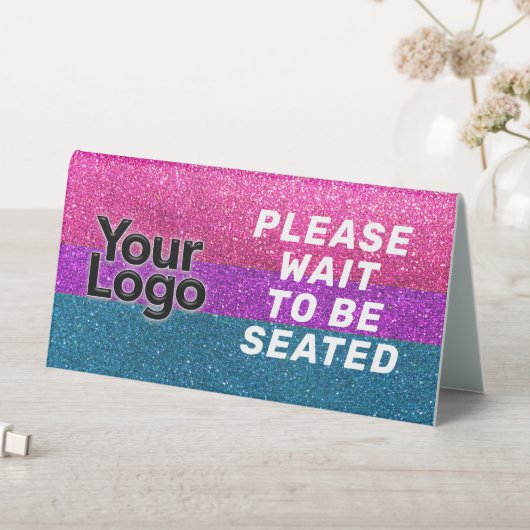 Plaque De Table Logo d'affaires personnalisé Restaurant Café Profe (En SItu (Tableau))