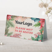 Plaque De Table Logo d'affaires personnalisé Restaurant Café Profe (En SItu (Tableau))