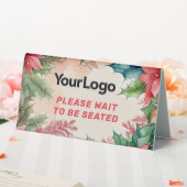 Plaque De Table Logo d'affaires personnalisé Restaurant Café Profe (In SItu (Mariage))