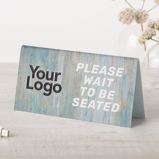 Plaque De Table Logo d'affaires personnalisé Restaurant Café Profe (En SItu (Tableau))