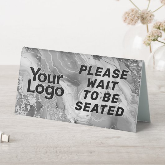 Plaque De Table Logo d'affaires personnalisé Restaurant Café Profe (En SItu (Tableau))