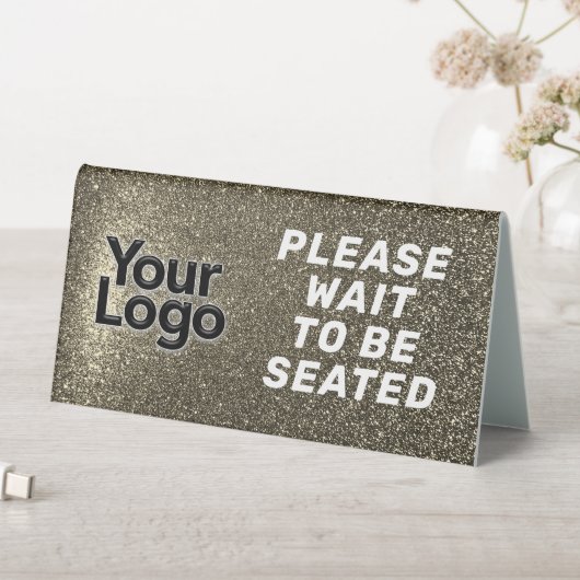 Plaque De Table Logo d'affaires personnalisé Restaurant Café Profe (En SItu (Tableau))