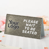 Plaque De Table Logo d'affaires personnalisé Restaurant Café Profe (In SItu (Mariage))