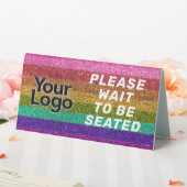 Plaque De Table Logo d'affaires personnalisé Restaurant Café Profe (In SItu (Mariage))