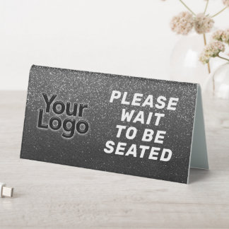 Plaque De Table Logo d'affaires personnalisé Restaurant Café Profe