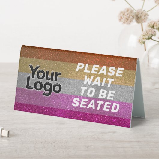 Plaque De Table Logo d'affaires personnalisé Restaurant Café Profe (En SItu (Tableau))