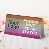 Plaque De Table Logo d'affaires personnalisé Restaurant Café Profe (In SItu (Mariage))