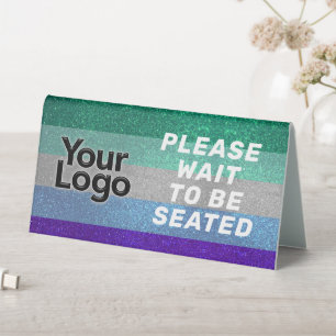 Plaque De Table Logo d'affaires personnalisé Restaurant Café Profe