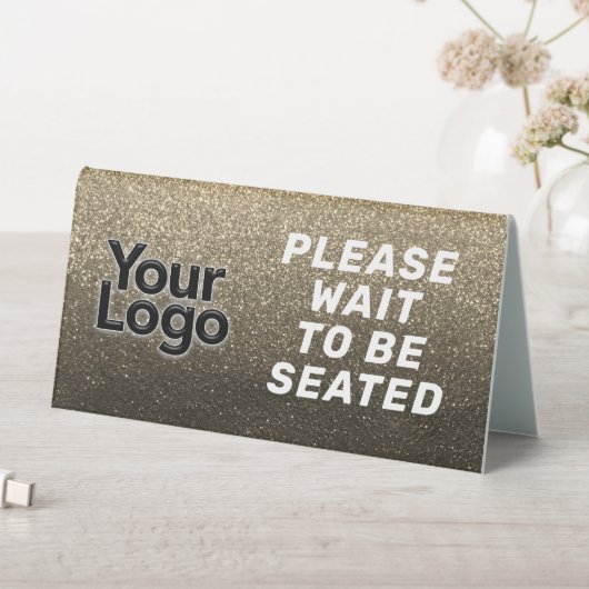 Plaque De Table Logo d'affaires personnalisé Restaurant Café Profe (En SItu (Tableau))