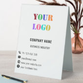 Plaque De Table Logo de l'entreprise personnalisée Texte Table d'a (En SItu (Tableau))