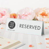 Plaque De Table Logo d'entreprise moderne Réservation simple (In SItu (Mariage))