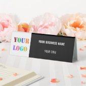 Plaque De Table Logo d'entreprise personnalisé Titre Nom Table Ten (In SItu (Mariage))