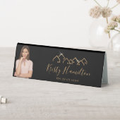 Plaque De Table logo maison immobilier professionnel moderne (En SItu (Tableau))