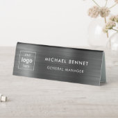 Plaque De Table Logo personnalisé Black Professionnel (En SItu (Tableau))