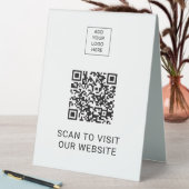 Plaque De Table Logo personnalisé Visite professionnelle Site Web (En SItu (Tableau))