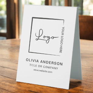 Plaque De Table Logo professionnel minimaliste