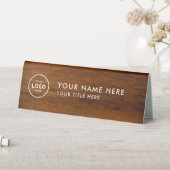 Plaque De Table Logo professionnel tendance pour entreprise Bureau (En SItu (Tableau))