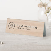Plaque De Table Logo professionnel tendance pour entreprise Bureau (En SItu (Tableau))