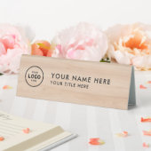 Plaque De Table Logo professionnel tendance pour entreprise Bureau (In SItu (Mariage))