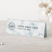 Plaque De Table Logo professionnel tendance pour entreprise Bureau (En SItu (Tableau))