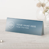 Plaque De Table Logo professionnel tendance pour entreprise Bureau (En SItu (Tableau))