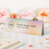 Plaque De Table Logo professionnel tendance pour entreprise Bureau (In SItu (Mariage))
