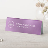 Plaque De Table Logo professionnel tendance pour entreprise Bureau (En SItu (Tableau))