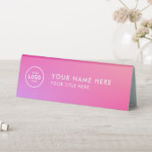 Plaque De Table Logo professionnel tendance pour entreprise Bureau (En SItu (Tableau))