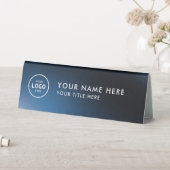 Plaque De Table Logo professionnel tendance pour entreprise Bureau (En SItu (Tableau))