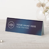 Plaque De Table Logo professionnel tendance pour entreprise Bureau (En SItu (Tableau))