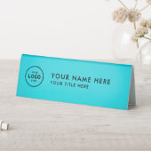 Plaque De Table Logo professionnel tendance pour entreprise Bureau (En SItu (Tableau))