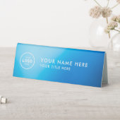 Plaque De Table Logo professionnel tendance pour entreprise Bureau (En SItu (Tableau))