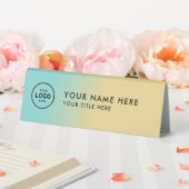Plaque De Table Logo professionnel tendance pour entreprise Bureau (In SItu (Mariage))