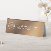 Plaque De Table Logo professionnel tendance pour entreprise Bureau (En SItu (Tableau))