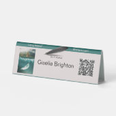 Plaque De Table Logo Taupe Matériel promotionnel de l'auteur Turqu (Recto)