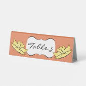 Plaque De Table Lotus exquis dans le soleil baisé panneau de tente (Verso)