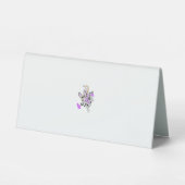 Plaque De Table Magenta Violet, Orange Rougeâtre, Bleu Teinté de V (Recto)