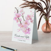 Plaque De Table Magnifiques fleurs de cerisier Sakura aquarelle ro (En SItu (Tableau))