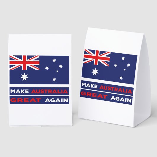 Plaque De Table Make Australia Great Again (Recto/verso)