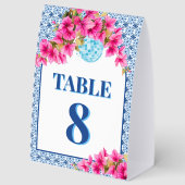 Plaque De Table Mamma Mia ! Numéro de table (Recto)