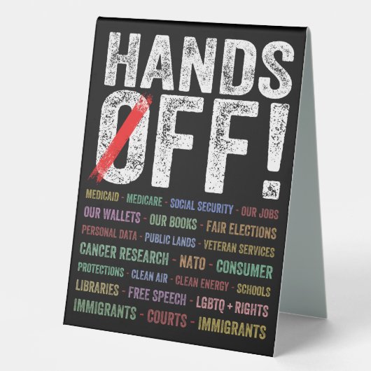 Plaque De Table Manifestation (Recto)