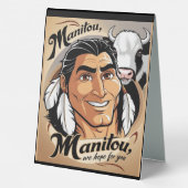 Plaque De Table Manitou (Verso)