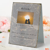 Plaque De Table Marbre élégant personnalisé (In SItu (Mariage))