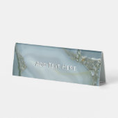 Plaque De Table Marbre Gris Bleu avec Veine d'Or (Verso)
