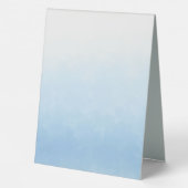 Plaque De Table Mariage Aquarelle Eau Rejoint Ciel (Verso)