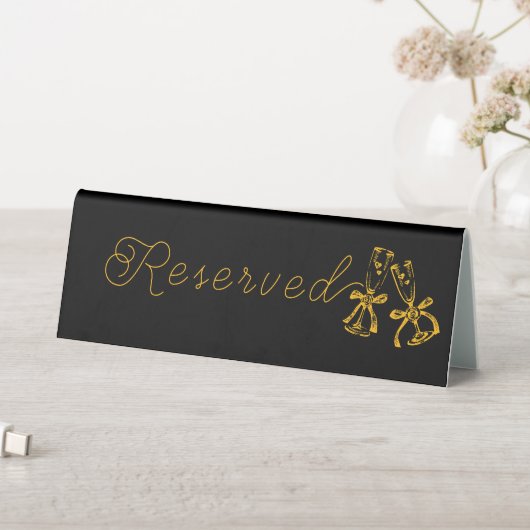 Plaque De Table Mariage Boots & Bubbly réservé (En SItu (Tableau))