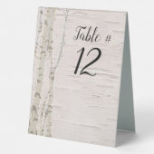 Plaque De Table Mariage Brich Tree (Verso)