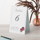 Plaque De Table Mariage catholique Rose (En SItu (Tableau))