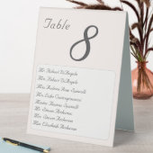 Plaque De Table Mariage Champagne-Rose Numéro de table (En SItu (Tableau))