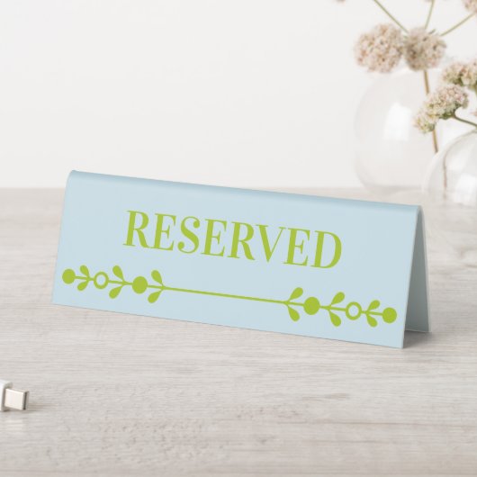 Plaque De Table Mariage Citron Vert et Bleu Côtiers (En SItu (Tableau))